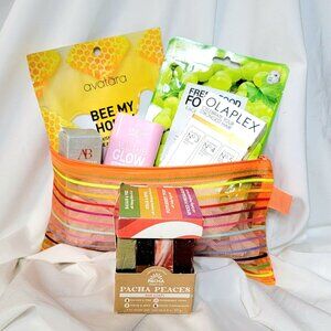 7-Piece Stuffed Beauty & Self-Care Bag – All NEW